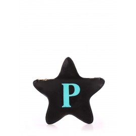 Кожаный клатч-косметичка POOLPARTY STAR